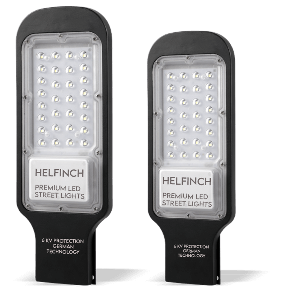 Helfinch Premium Full Metal Street Light with Peanut Lens