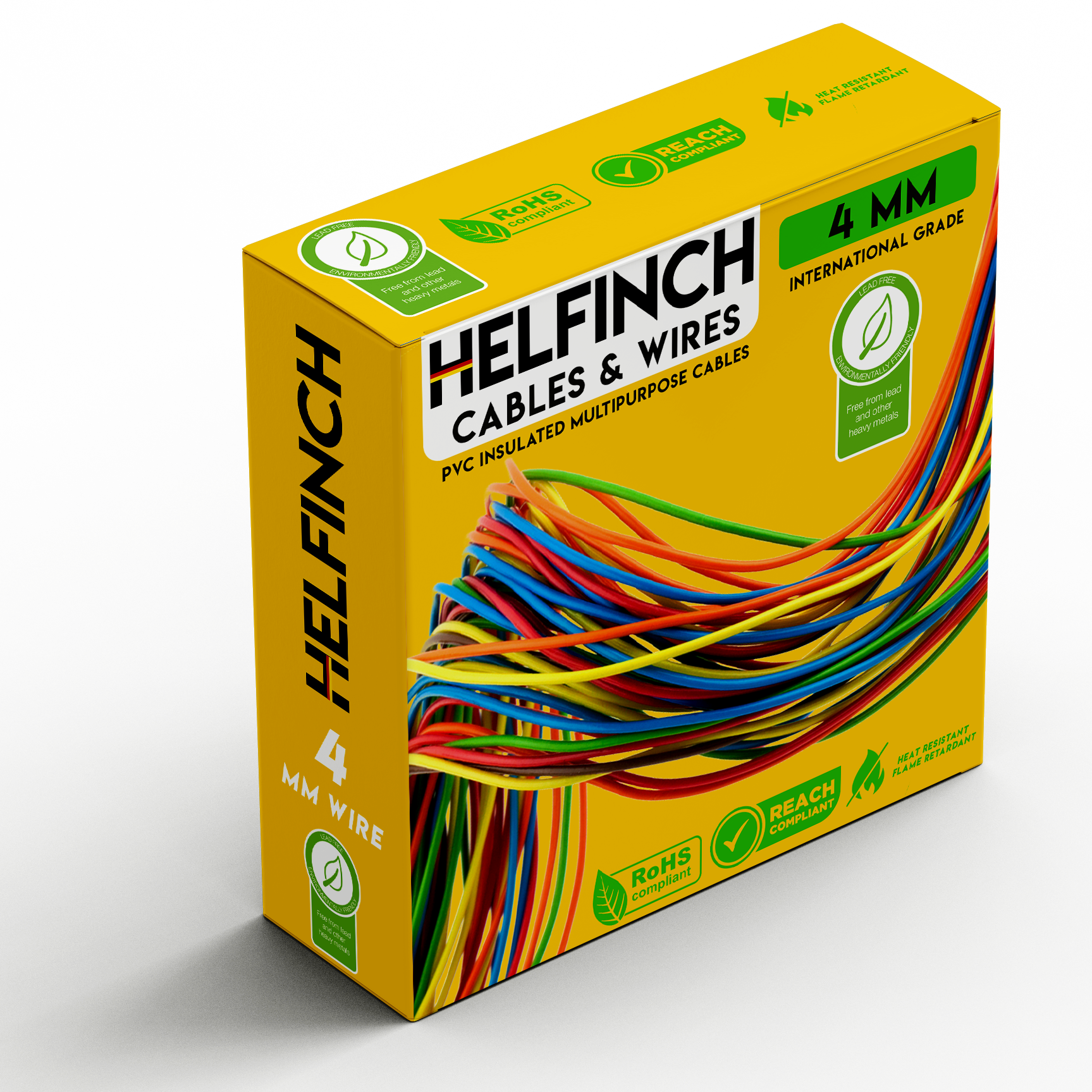Helfinch 4MM Premium Lead Free Wires HRFR HIS ZHFR ROHS REACH Compliant