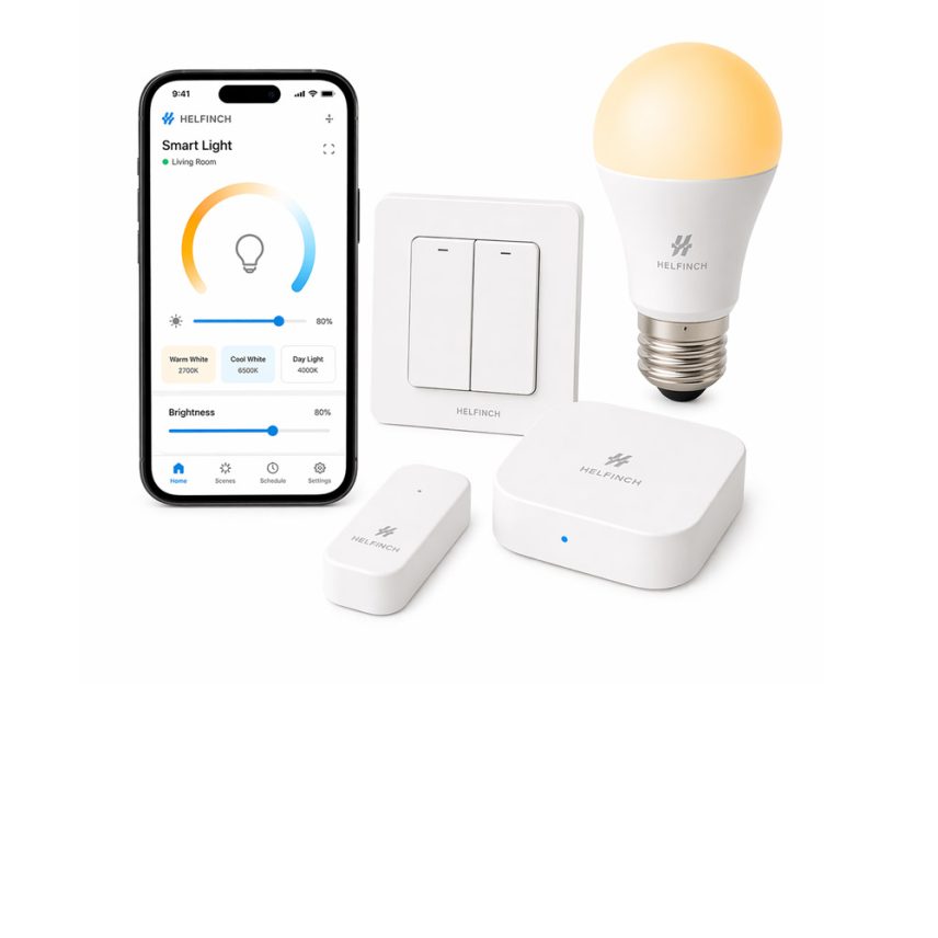 Smart Lighting Wifi Multi Wattage Motion Sensor for Homes Helfinch LTD India LED Lighting Range for 2026 Special Pricing.