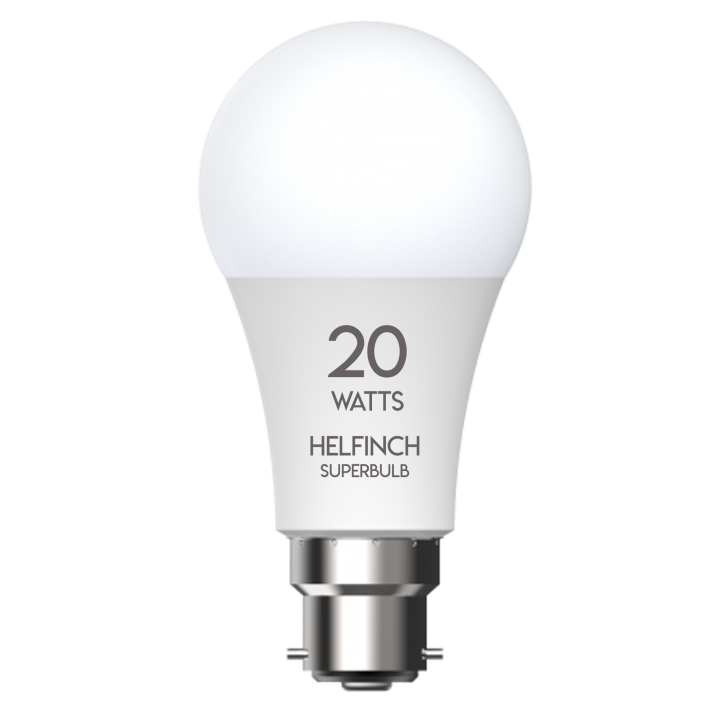 20W Bulb - Basic LED Bulbs for Homes Helfinch LTD India LED Lighting Range for 2026 Special Pricing.