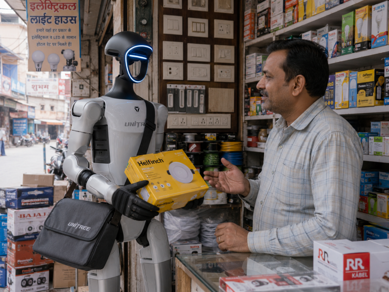 Explore how Helfinch’s AI agent Andrea is redefining commerce through OpenClaw-powered automation, QR-code product intelligence, SEO, logistics, customer service, retailer outreach, and future robotics.